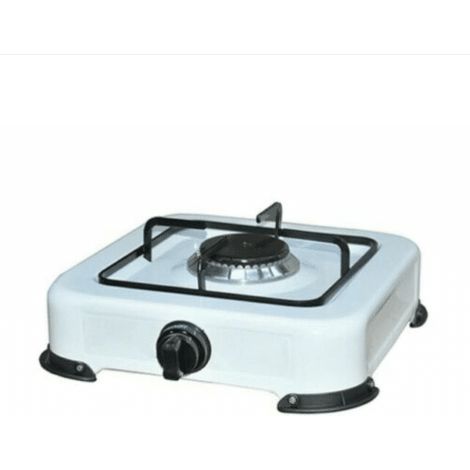 FORNELLO FORNELLONE FORNELLINO 1 FUOCO CAMPEGGIO CUCINA GAS GRIGLIA SMALTO 894