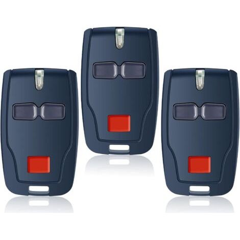 3 télécommandes de remplacement pour MITTO-2, portail de télécommande 2 canaux 433,92 MHz, compatible avec MITTO 2, MITTO B RCB02