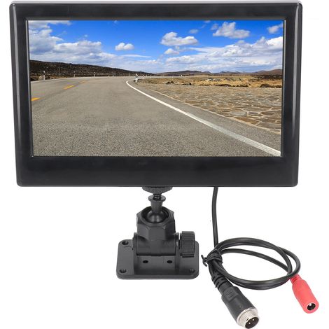 Kit caméra de recul adapté aux camping-cars, remorques, camions, pick-ups, fourgonnettes, bus et hôtels 12 V-24 V, 1080p, grand angle de 130 degrés, avec fonction caméra de recul. (1/5)