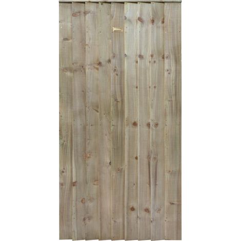 Rowlinson Featheredge Square Top Wooden Gate