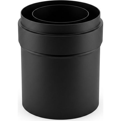 MAKA Tappo Cieco Canna Fumaria Pellet Nero Ø 80 mm (1/5)
