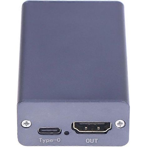 Convertisseur compatible caméra USB vers HDMI, guide de connexion, adaptateur UVC vers HDMI pour moniteur de bureau, compatible avec les écrans Pocket3 (1/5)