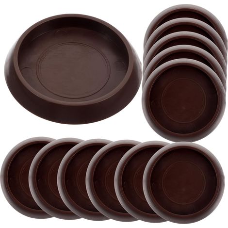 de 12 dessous de verre en plastique pour meubles compacts et