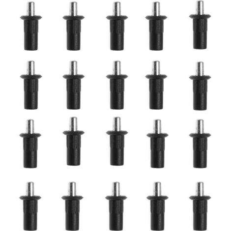 Chevilles de réparation pour portes d'armoires- chevilles rétractables en ABS à ressort- adaptées aux tiroirs et armoires de meubles- 20 pièces par paquet. (1/5)