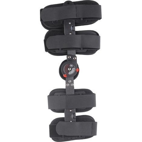 Genouillère de soutien ajustable en taille, doublure en mousse, sangle de tendon rotulien en alliage d'aluminium pour le sport (1/5)
