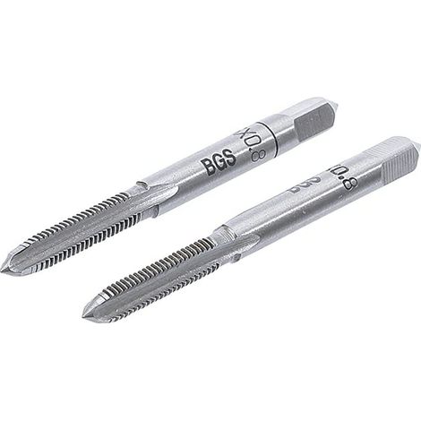 Jeu de 2 tarauds de m5 x 0.8 mm (1/2)