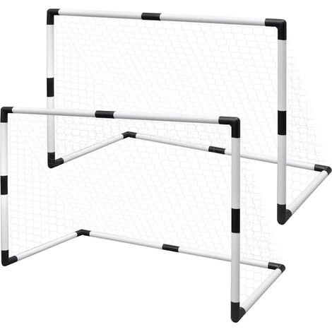 2-tlg. Mini-Fußballtor-Set für Kinder 91,5x48x61 cm