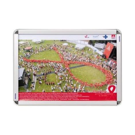 FRANKEN Bilderwechselrahmen FRANKEN 46,3 x 63,7 x 1,9 cm (B x H x T) DIN A2 Aluminium silber