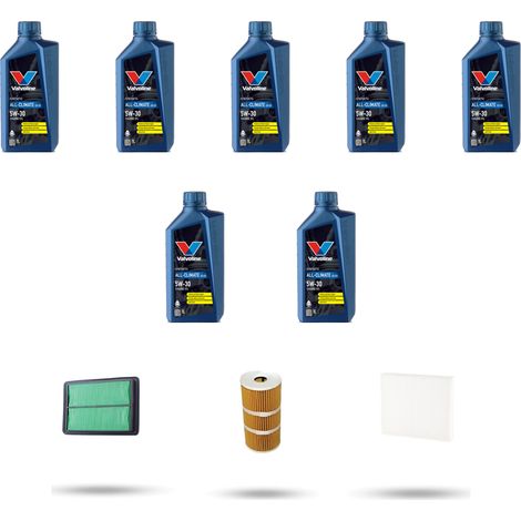 Kit tagliando 3 FILTRI e 7L OLIO compatibile con Renault Kadjar (HFE) 1.6 dCI 96kw dal 2015 (1/5)