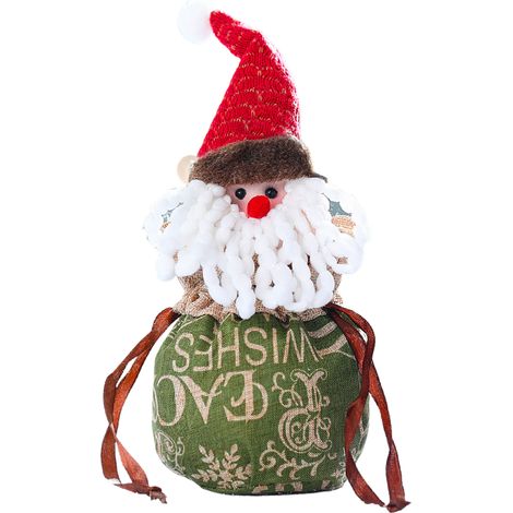 (Un sac contenant des lettres) Sac à pommes de Noël/sac cadeau/sac à main 25x15cm, tissu non tissé