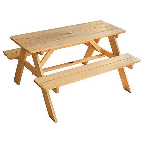 Fun-House Tavolo per Bambini 2023 Legno Naturale Resistente (1/2)
