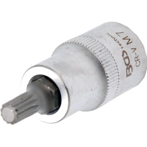 Llave de vaso BGS Technic Pro cromo 53 mm 12 5 mm (1/2)