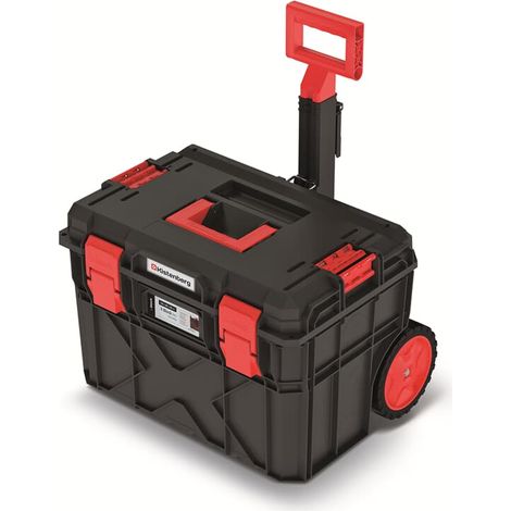 Kistenberg mobile Werkzeugkiste auf Rädern X BLOCK PRO 40 mit 2 Tragen und Trennwänden (1/5)