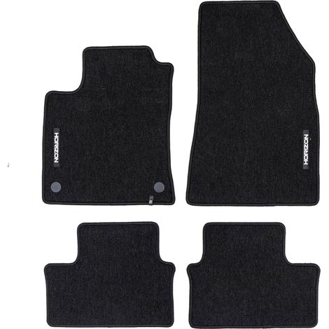 Tapis de Sol de Voiture pour Renault Clio E-Tech V 2019-2025 Velours Noir 4Pcs (1/5)