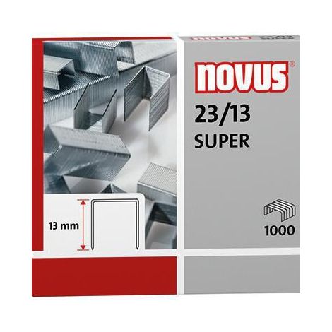 Heftklammer 23/13 SUPER Blockhefter Stahl verzinkt 1.000 St./Pack. (1/3)