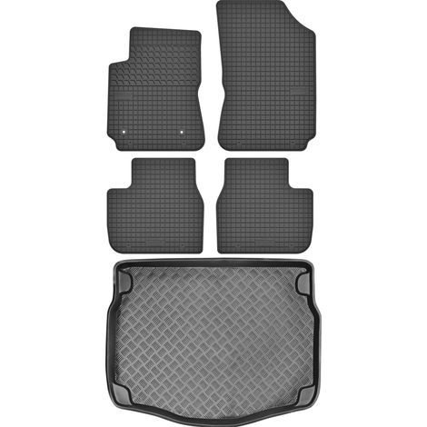 Juego de alfombrillas de goma para coche y maletero para Citoren C4 Cactus I Crossover (2014-2020). (1/5)
