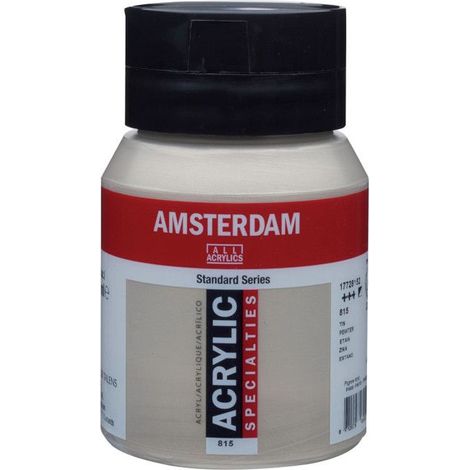 Peinture Acrylique - Étain - 815 - Amsterdam - Pot de 500ml (1/2)