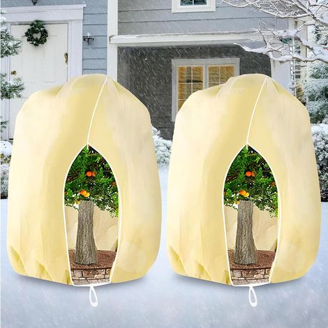 Pflanzenschutz Winter 240 x 200 cm 80 g m² Frostschutz Reißfest – zuverlässiger Frost- und Winterschutz (1/5)