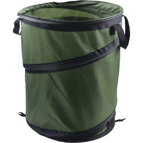 Poubelle de camping, poubelle, poubelle pliable pour voiture, pliable, étanche, forte capacité de charge, avec poignée en bas, poubelle pliable, convient pour pique-nique, camping, poubelle de recycla (1/5)