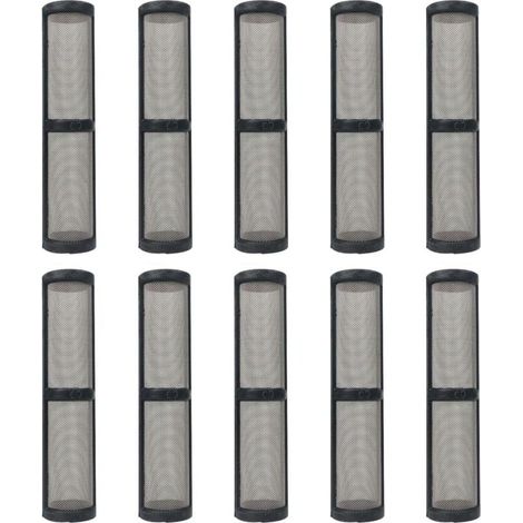 Lot de 10 filtres de collecteur de pompe 246384, filtre pulvérisateur de peinture sans air à 60 mailles pour pulvérisateurs sans air 390 395 490 495 (1/4)