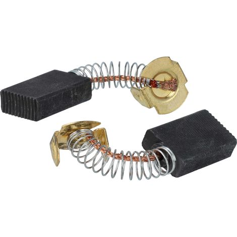 vhbw 2x spazzola carbone 6,15 x 13,4 x 20,5mm sostituisce Fein 30798651060 per trapano, utensile elettrico + molla