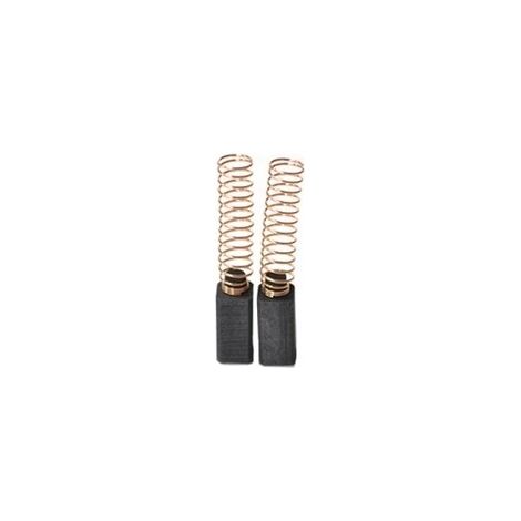 Juego de 2 carbones adaptables para Black & Decker. Dimensiones: 6,35 x 6,35 x 13 mm.