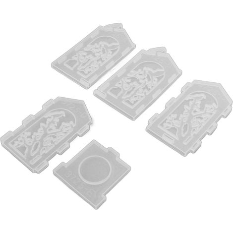 Moule en silicone pour bougeoirs - Design unique, élastique et facile à démouler - Idéal pour la création de bougeoirs et autres décorations.