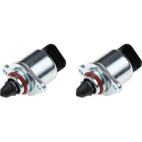 Deux soupapes de contrôle d'air de ralenti 96966721 et un moteur de ralenti compatibles avec Spark M300 1.0L. (1/5)