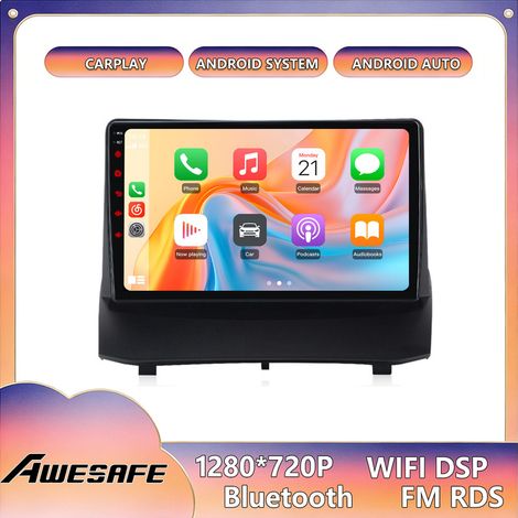 AWESAFE Autoradio Android 13 2GB+64GB für Ford Fiesta (2009–2017) 9'' Touchscreen mit CarPlay GPS Bluetooth Android Auto