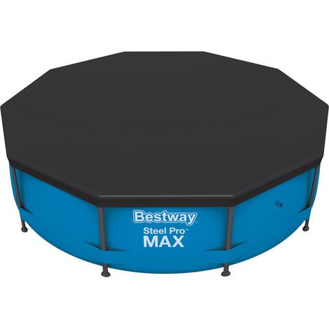 Funda para piscina redonda con marco 305 Bestway BW58036 (1/4)