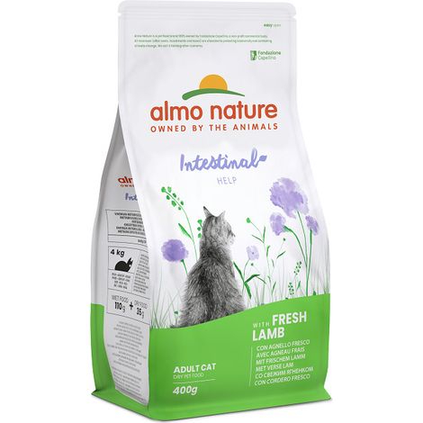 Almo Nature Cat Functional Intestinal Help con Agnello Fresco - Almo Nature Cat Functional Intestinal Help con Agnello Fresco - Sacco Da 400 Gr