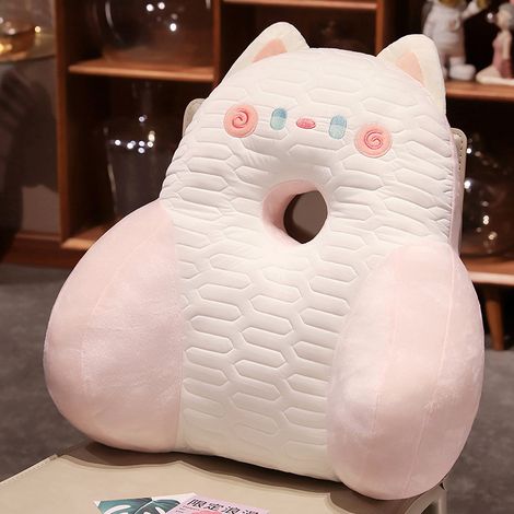 Paquete de 1 almohada para el respaldo de la cama, almohada lumbar suave, con funda de almohada lavable, con reposabrazos, adecuada para sentarse, relajarse, mirar televisión, jugar o conducir en la c