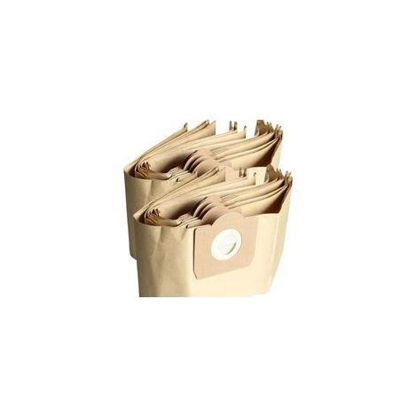 Lot de 10 Sacs droits Aspirateur pour WD3 WD2, compatible avec WD6 WD5 WD4, WD3200 WD3500P, A2204 A2534, SE4001 SE4002 SE5.100 SE6.100. Papier Kraft Recyclé et Compostables (1/5)