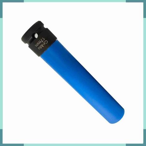 douille d'écrou de roue non marquante Douille à chocs pour écrou de roue, entraînement 1/2 pouces, 19 mm, auto coffret Bleu (1/5)