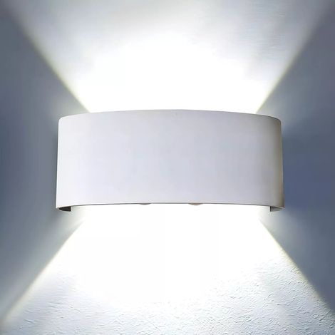 Applique LED 24W bianco IP65 Facile Montaggio per Esterni 6500K