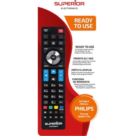 Telecomando Compatibile per Tv per Philips Superior