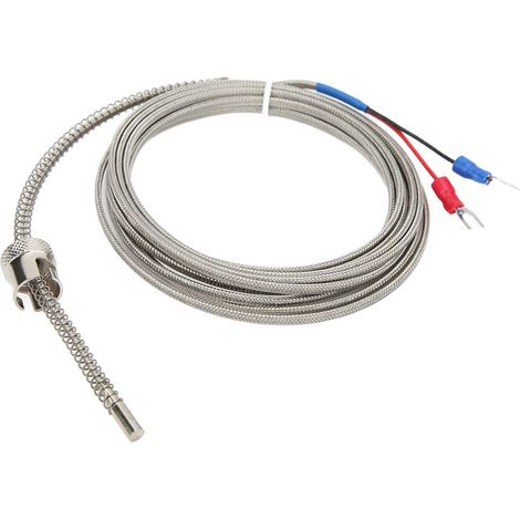Robuster, störungsresistenter und korrosionsbeständiger Temperaturfühler vom Typ K mit 3 Meter langem Kabel