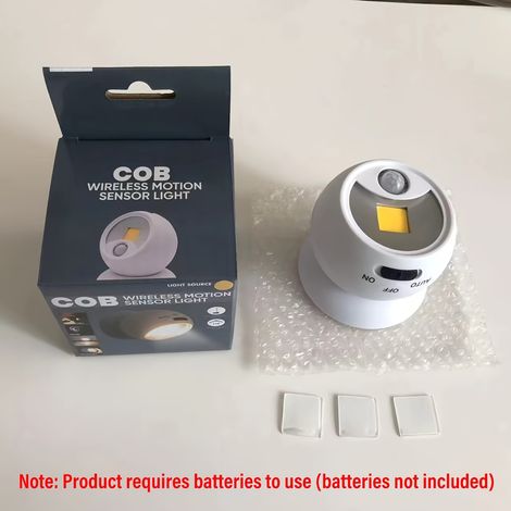 Veilleuse LED à détecteur de mouvement, lampe décorative pour chambre, applique murale intelligente, fixation magnétique, rotation à 360° (1/5)