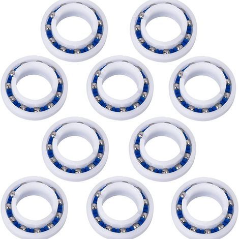 Pack de 10 roues de remplacement C60 en acier inoxydable pour nettoyeur de piscine Polaris 280/180 (1/5)