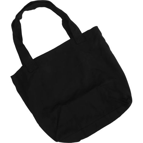 Tragbare Aufbewahrungstasche für Yogamatten, 2-teilige Schultertasche aus Canvas mit Reißverschluss, schwarz (1/5)