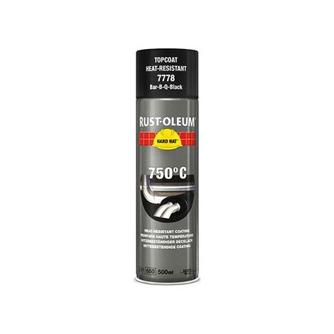 HARD HAT Deckschicht Hitzebeständig - Schwarz 500ml, Hochleistungs-Deckschicht mit hitzebeständigem Schutz