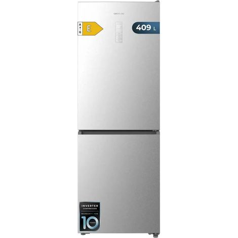 Cecotec Frigorífico Combi 409L Total No Frost Bolero CoolMarket Combi 409 Inox E. Altura 185cm, MAX INSIDE con VIP Tech (1/3)