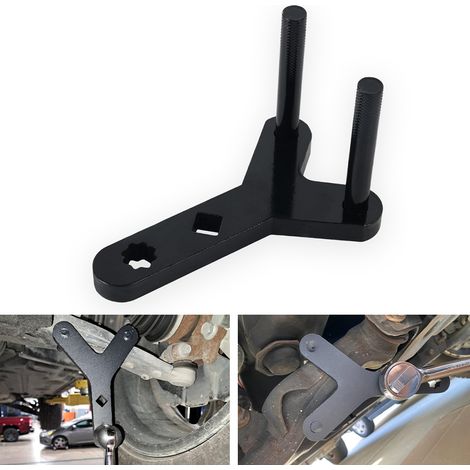 Pièces de modification automobile, outil de démontage du bras de suspension inférieur, extracteur de rotule de bras de suspension de châssis facile et pratique, outil de démontage pour la réparation a (1/4)
