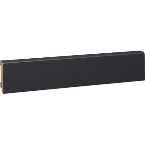 KGM Sockelleiste Modern anthrazit MDF foliert 16 x 58 mm 2,4 m