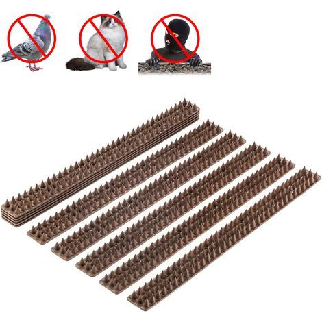 Lot de 10 Pics Anti-Intrusion 50cm – Découpables Incurvables Béton Bois Muret Protection Intrus (1/5)