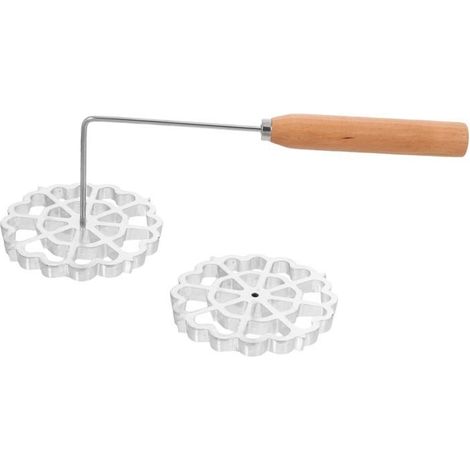Moule à frire de gâteau de crevettes à boulettes d'huile avec poignée,outil de cuisson pour les aliments frits faits maison (1/5)