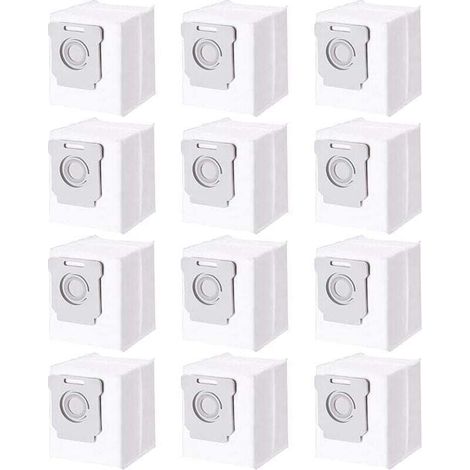 Pack de de 12 Sacs de rechange d&39aspirateur pour iRobot Roomba i7 i7+ i3 i3+ i4 i4+ i6 i6+ j7 j7+ i8 i8+S9 S9+ E5 E6 E7, XU, Accessoires Sac à Pou - KZQ (1/4)