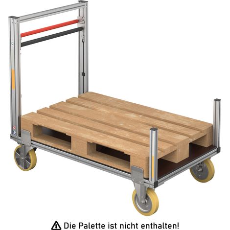 MUNK Rettungstechnik Rollcontainer 1340x828mm mit Plattform und Seitenlaschen