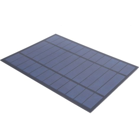 Panneau solaire polycristallin 6W 6V, module époxy 170x230mm, énergie portable pour camping et bricolage (1/5)