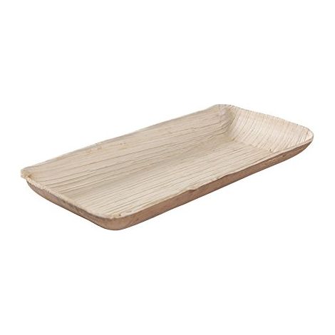 Feuille de Palmier Bol à Sauce, 25 pièces, coudé, 125 ML, 13,5 x 8 x 2 cm, Compostable